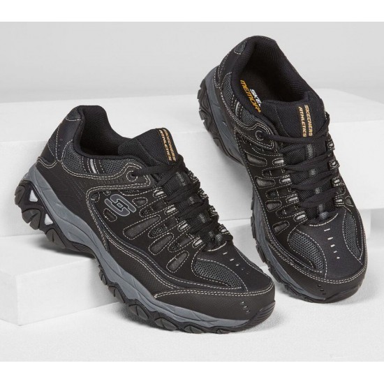 Skechers After Burn Memory Fit Black/Grey Men