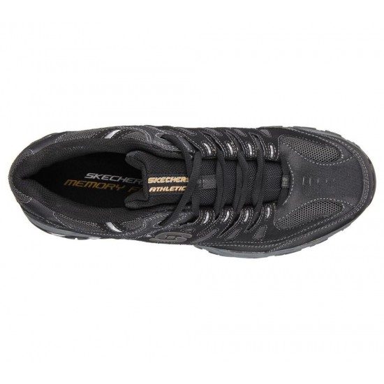 Skechers After Burn Memory Fit Black/Grey Men