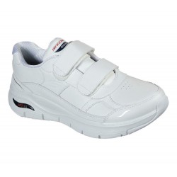 Skechers Arch Fit Best Step White/Navy Women