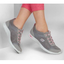 Skechers Arch Fit Refine Her Best Grey/Pink Women