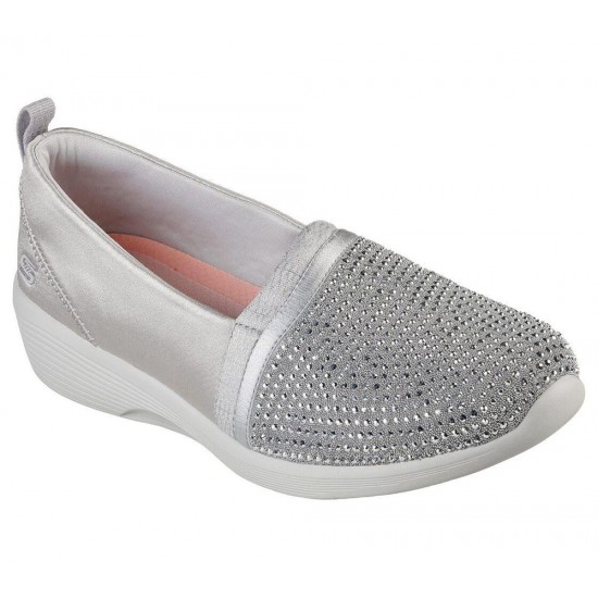 Skechers Arya Shine and Glow Grey/Silver Women