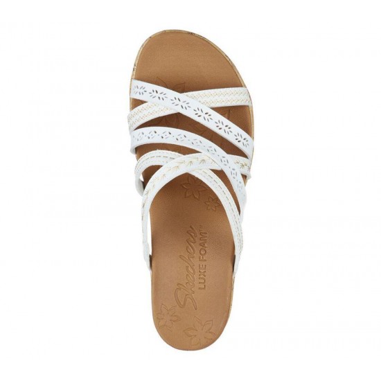 Skechers Beverlee Tiger Posse White Women