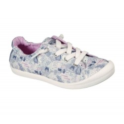 Skechers BOBS Beach Bingo Amor Meow Grey/Multicolor Women