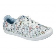 Skechers BOBS Beach Bingo Camp Wag White/Multicolor Women