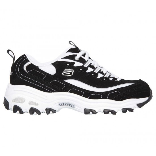 Skechers D'Lites Biggest Fan Black/White Women