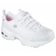 Skechers D'Lites Fresh Start White/Silver Women