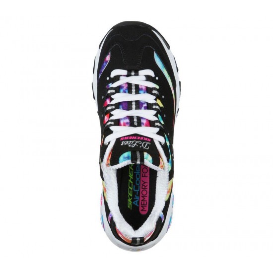 Skechers D'Lites Summer Fiesta Black/Multicolor Women