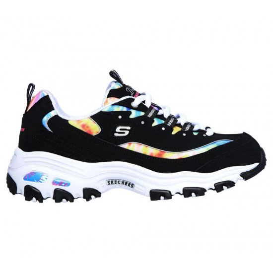 Skechers D'Lites Summer Fiesta Black/Multicolor Women