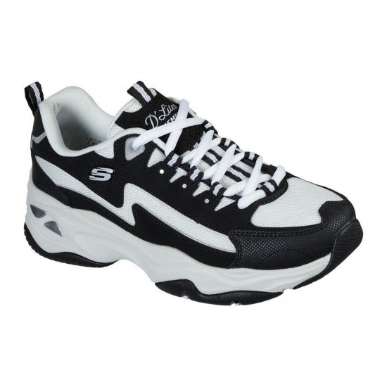 Skechers D'Lites 4.0 Fancy Spirit Black/White Women