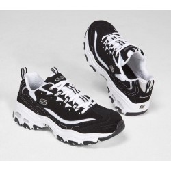 Skechers D'Lites Black/White Men