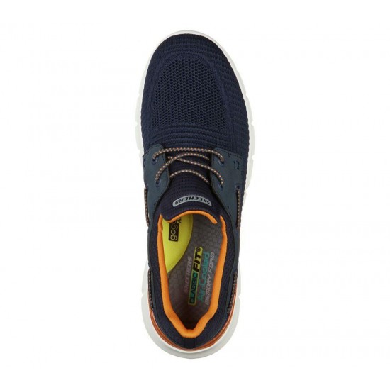 Skechers Del Retto Clean Slate Navy/Orange Men