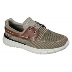 Skechers Del Retto Clean Slate Grey/Brown Men