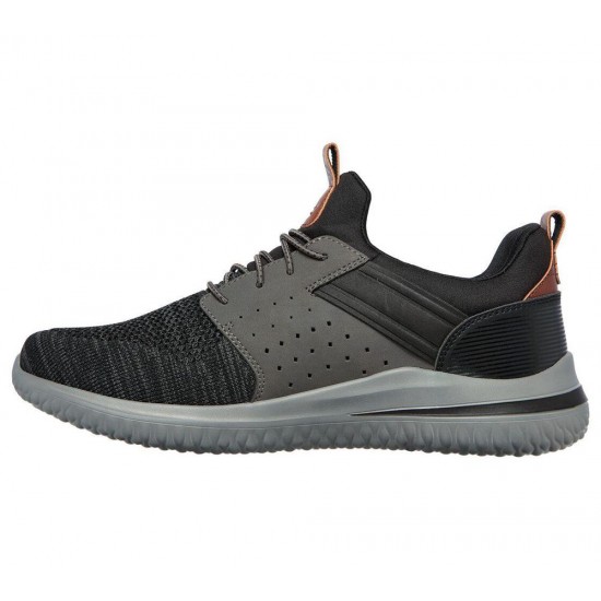 Skechers Delson 3.0 Cicada Black/Grey Men