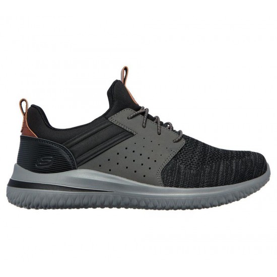 Skechers Delson 3.0 Cicada Black/Grey Men