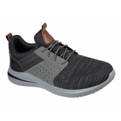 Skechers Delson 3.0 Cicada Black/Grey Men