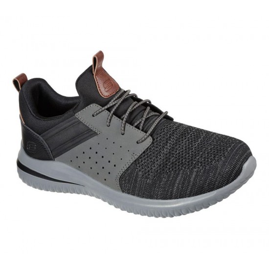 Skechers Delson 3.0 Cicada Black/Grey Men