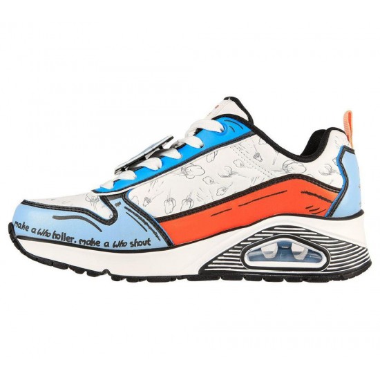 Skechers Dr. Seuss: Uno Every Voice Counts White/Blue/Orange Women