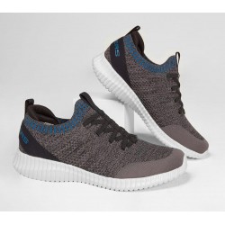 Skechers Elite Flex Karnell Grey/Black/Blue Men