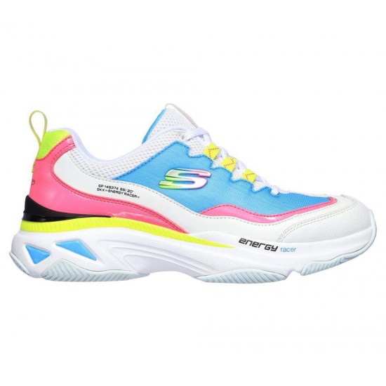 Skechers Energy Racer She's Iconic White/Blue/Pink Women