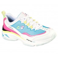 Skechers Energy Racer She's Iconic White/Blue/Pink Women