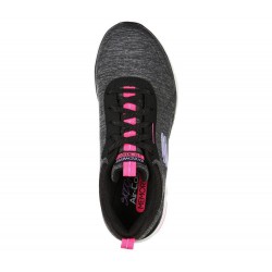 Skechers Flex Appeal 3.0 Steady Energy Black/Grey/Pink Women