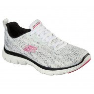 Skechers Flex Appeal 4.0 Vivid Spirit White/Black Women