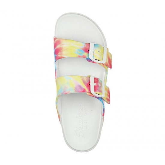 Skechers Foamies: Cali Breeze 2.0 Funkadelic White/Multicolor Women