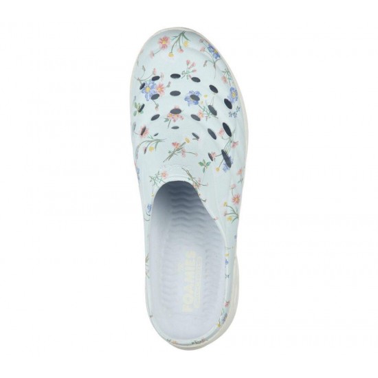 Skechers Foamies: Commute Time Floral Garden Blue/Multicolor Women