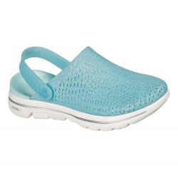 Skechers Foamies: GOwalk 5 Ocean Glow Turquoise Women