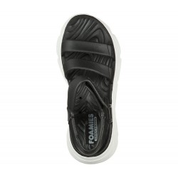 Skechers Foamies: Max Cushioning Aura Black/White Women