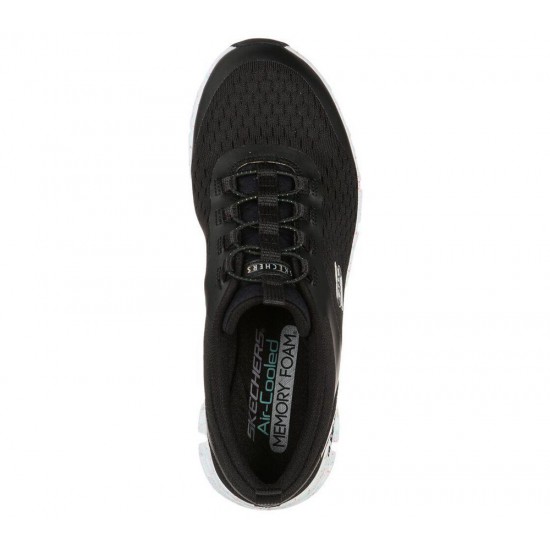 Skechers Glide Step Classic Canvas Black/Multicolor Women