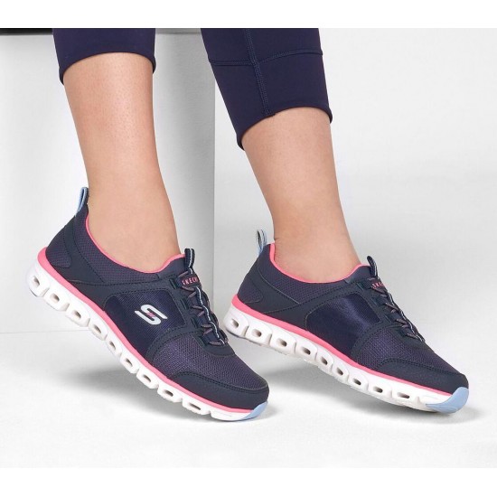 Skechers Glide Step Soar High Navy/Pink Women