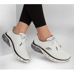 Skechers Glide Step Sport Stay Wild White/Black Women