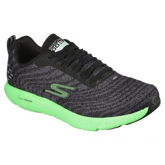 Skechers GOrun 7+ Black/Green/Grey Men