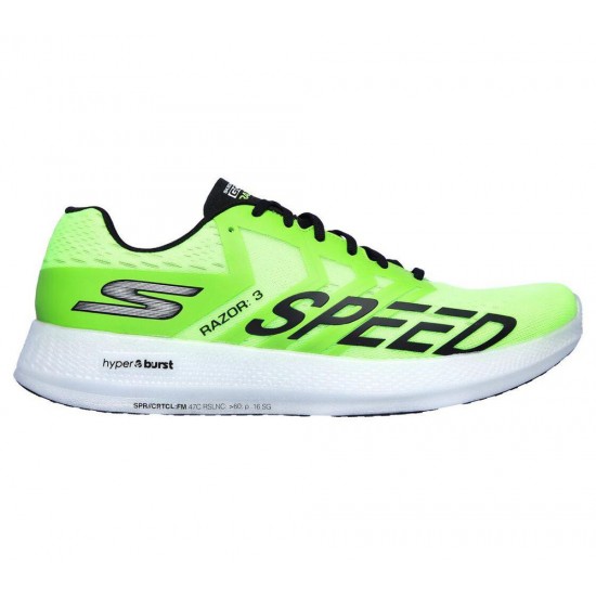 Skechers GOrun Razor 3 Hyper Green/Black Men