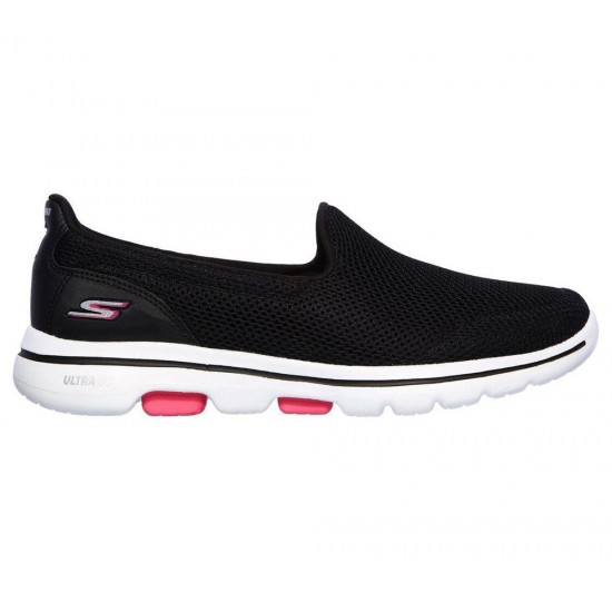 Skechers GOwalk 5 Black/Pink Women