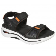 Skechers GOwalk Arch Fit Black/Orange Men