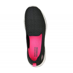 Skechers GOwalk Stretch Fit Wicker Sunset Black/Pink Women