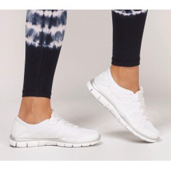 Skechers Gratis Strolling White/Silver Women