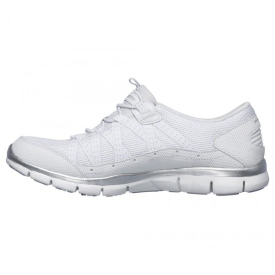 Skechers Gratis Strolling White/Silver Women