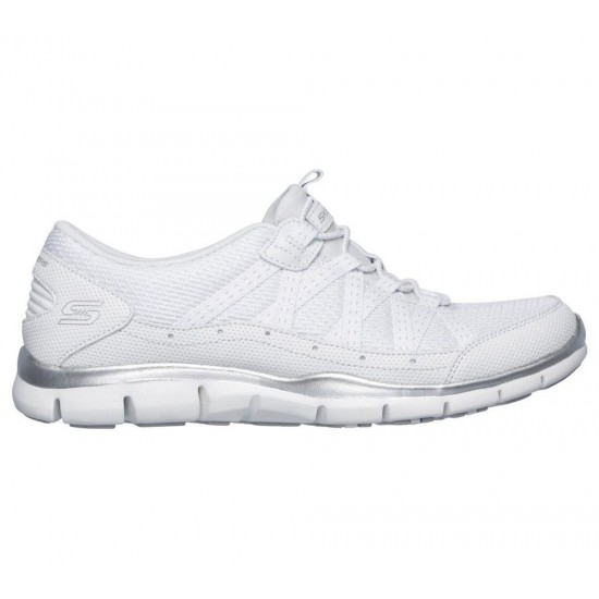 Skechers Gratis Strolling White/Silver Women