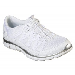 Skechers Gratis Strolling White/Silver Women