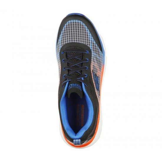 Skechers Max Cushioning Elite Safeguard Black/Blue/Orange Men