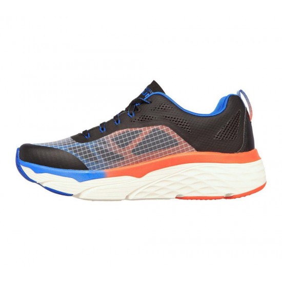 Skechers Max Cushioning Elite Safeguard Black/Blue/Orange Men