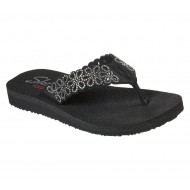 Skechers Meditation Simple Floral Black/Silver Women