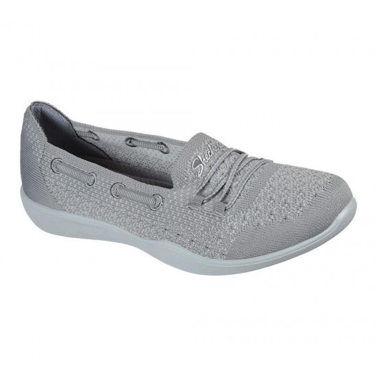 Skechers Newbury St Easily Adored Grey Women