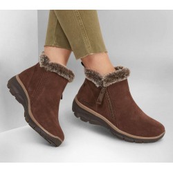 Skechers Relaxed Fit: Easy Going High Zip Brown Women