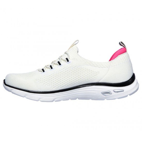 Skechers Relaxed Fit: Empire D'Lux Paradise Sky White/Black/Pink Women