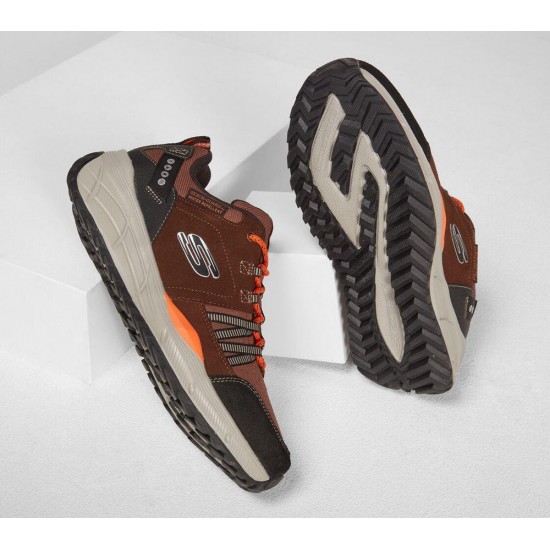 Skechers Relaxed Fit: Equalizer 4.0 Trail Brown/Black/Orange Men