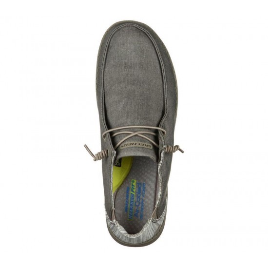 Skechers Relaxed Fit: Melson Aveso Grey/White Men